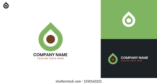 Fruit logo - All elements on this template are editable with vector software