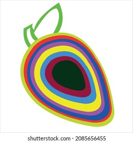 fruit logo design of company.fruit vector art illustration.fresh fruit icon graphic.template fruit