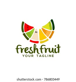 Fruit Logo Design Vector