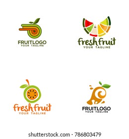 Fruit Logo Design Vector