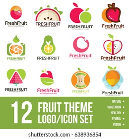 Fruit Logo / Icon Bundle