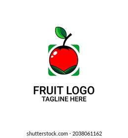 fruit logo illustration vector, brand inspiration
