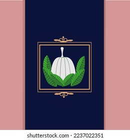 fruit logo with leaf decoration,vector