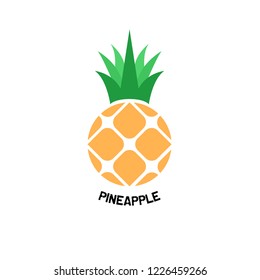 fruit logo, pineapple logo design