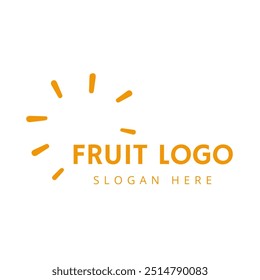 Fruit Logo vector design with eps format file.