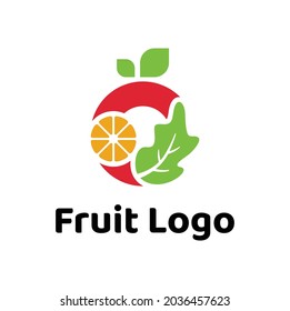Fruit Logo Vector Illustration Design 