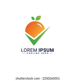 Fruit logo vector illustration design  