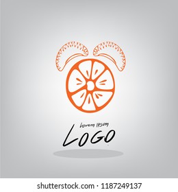Fruit logos Draw by hand