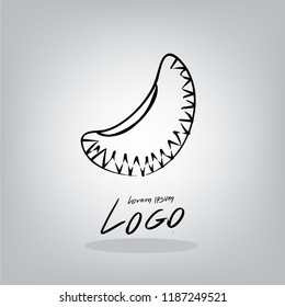 Fruit logos Draw by hand