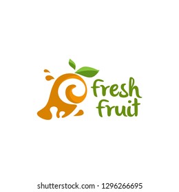 Fruit Logos Template Stock Vector (Royalty Free) 1296266695 | Shutterstock