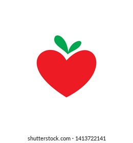 Fruit Love Hearth Logo Design