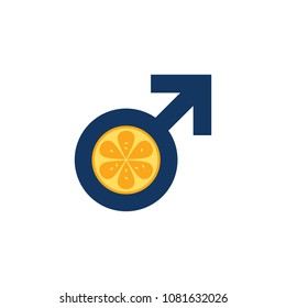 Fruit Man Logo Icon Design