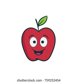 fruit mascot cartoon illustration