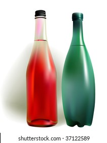 fruit and mineral water