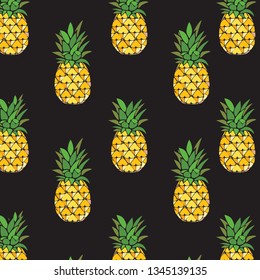 Fruit mix design for fabric and decor - Vector
