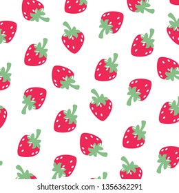 Fruit mix design for fabric and decor - Vector