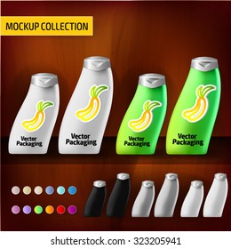 Fruit  Mockup template bottles for branding and product designs