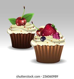 Fruit muffins