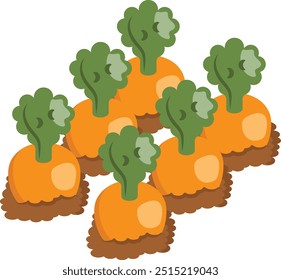 fruit nursery isometric concept, shelving or racking farming vector icon design, Lawn and Gardening symbol, Farm and Plant sign, agriculture and horticulture equipment stock illustration