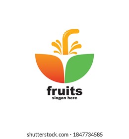diseño de ilustraciones vectoriales de iconos de naranja frutal
