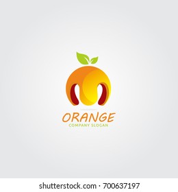Fruit orange logo