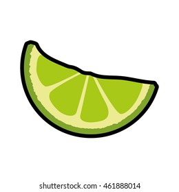 Fruit and organic food concept represented by lemon icon. Isolated and flat illustration