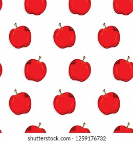 fruit pattern background graphic apple
