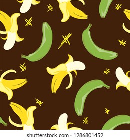 fruit pattern background graphic banana