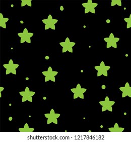 fruit pattern background graphic Carambola