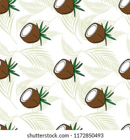 fruit pattern background graphic coconut