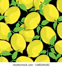 fruit pattern background graphic lemon