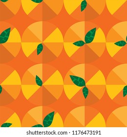 fruit pattern background graphic orange