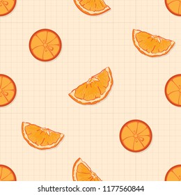 fruit pattern background graphic orange