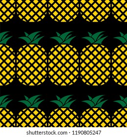 fruit pattern background graphic pineapple