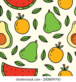 fruit pattern designs illustration, for clothing, wallpapers, backgrounds, posters, books, banners aand more