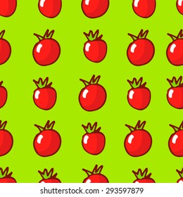 Fruit pattern, hand drown, vector eps 10