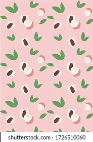 Patrón de Frutos Ilustración Fondo Arte. Patrón sin fisuras. ilustración botánica. fondo de pantalla botánico. vector botánico. ilustración

