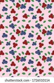 Fruit Pattern Illustration Background Art. seamless pattern. botanical illustration. botanical wallpaper. botanical vector. illustration
