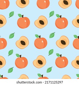 Patrón de fruta. Perros jugosos. Ilustración vectorial en estilo plano.