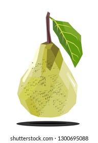
fruit pear which is full of vitamins and fresh when eaten