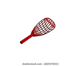 Fruit picking basket on a white background.