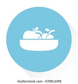 fruit plate icon