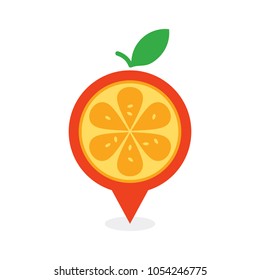Fruit Point Logo Icon Design