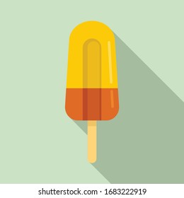 Icono de la paleta de frutas. Icono vectorial de palas de frutas para el diseño web