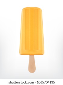 Fruit popsicle on stick. Vector icon. EPS10