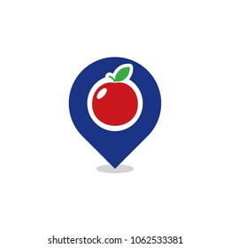 Fruit Position Logo Icon Design