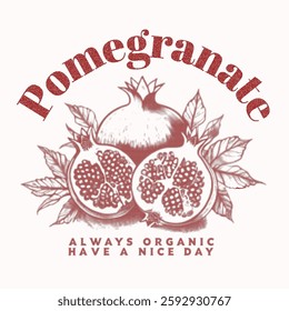Fruit print. Nature fruit club print design. farm artwork. Love you fruit much. Organic food artwork for for t-shirt. Fruit vintage t-shirt design