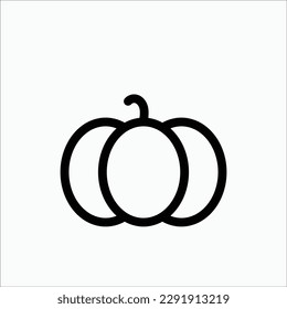  fruit, pumpkin icon, isolated icon in light background, perfect for website, blog, logo, graphic design, social media, UI, mobile app