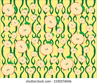 fruit of red apple, background of fresh food, natural wallpaper of tropical vitamin, and summer trend