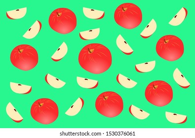 fruit of red apple, background of fresh food, natural wallpaper of tropical vitamin, and summer trend